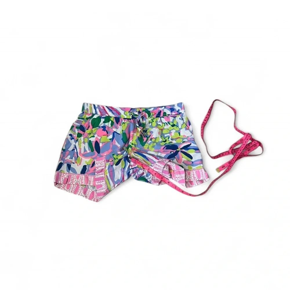 Lilly Pulitzer 5'' Katia Shorts Havin A Blast Engineered Size XXS. Tropical